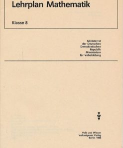 Lehrplan Mathematik Klasse 8