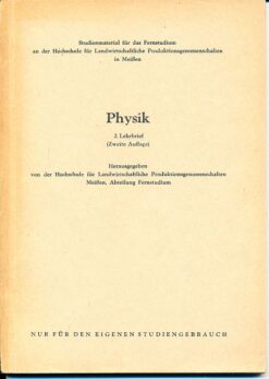 Physik 2.Lehrbrief