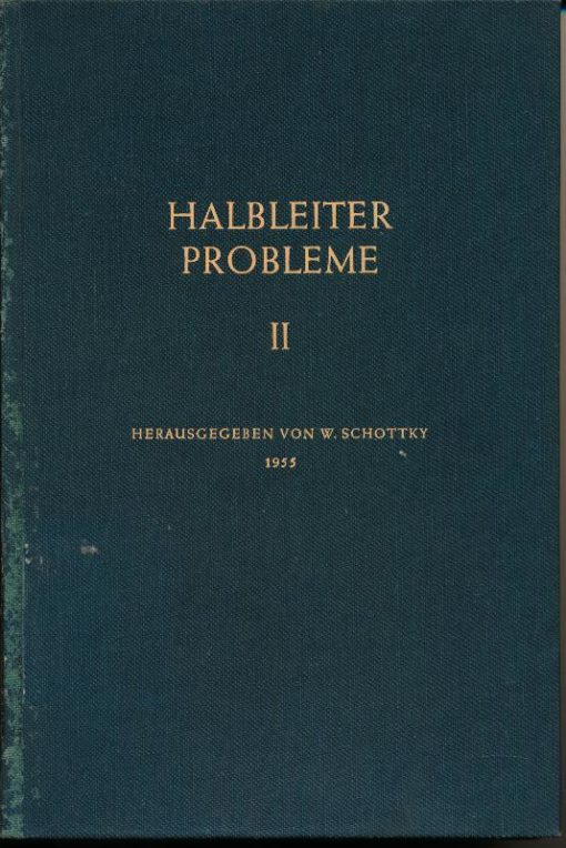 Halbleiterprobleme  Band II