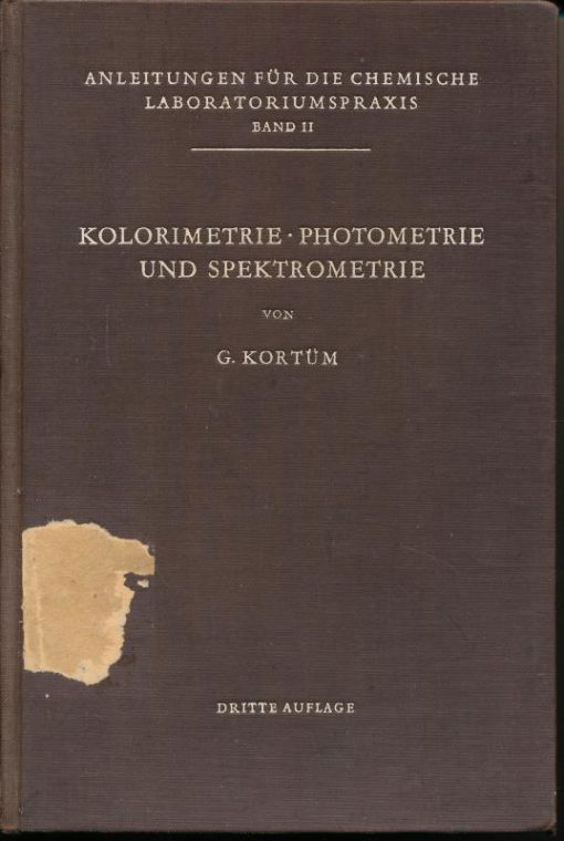 Kolorimetrie, Photometrie und Spektrometrie