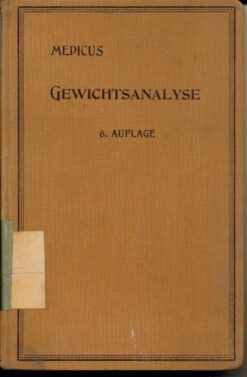 Kurze Anleitung zur Gewichtsanalyse