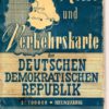 Reise- und Verkehrskarte der Deutschen Demokratischen Republik