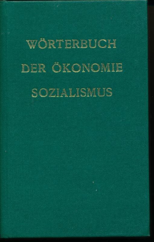 Wörterbuch der Ökonomie Sozialismus