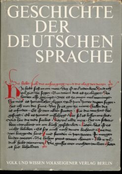 Geschichte der deutschen Sprache