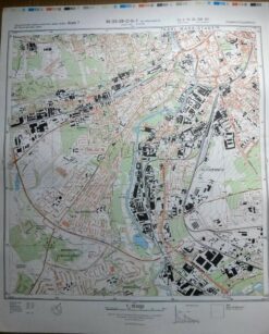 Frankfurt (Oder) (S) Güldendorf Markendorfer Wald Lossower Berge – Original-Messtischblatt der NVA / N-33-138-A-a-1