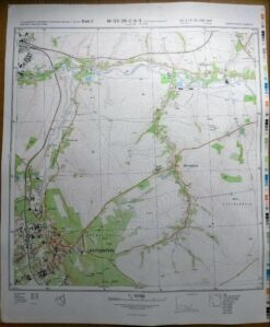 Herlasgrün Neudörfel Helmsgrün Christgrün u. Umg. – Original-Messtischblatt der NVA / M-33-49-A-d-3