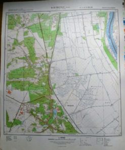 Karl-Marx-Stadt (NO) Ebersdorfer Wald Oberlichtenau– Original-Messtischblatt der NVA / M-33-38-B-d-2