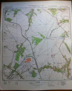 Unterkotzau Zedtwitz Rauhe Fichte Studentenberg Hohbühl Lerchenberg BRD Land Bayern – Original-Messtischblatt der NVA / M-32-60-D-d-3
