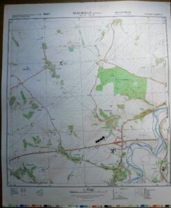 Zwickau (O) Graurock, und Umgeb. – Original-Messtischblatt der NVA / M-33-38-C-c-1