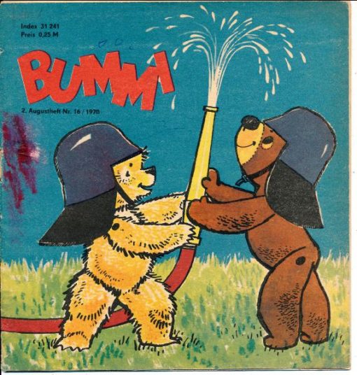 Bummi 2. Augustheft Nr. 16/1970