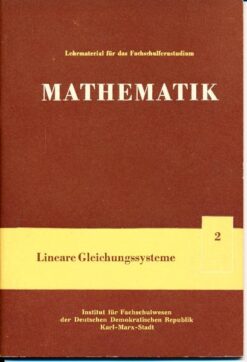 Mathematik / Lineare Gleichungssysteme