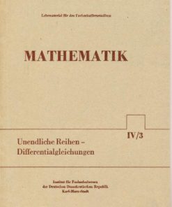 Mathematik / Unendliche Reihen – Differentialgleichungen Band 3