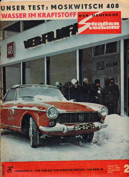 Der deutsche Straßenverkehr  2/1967