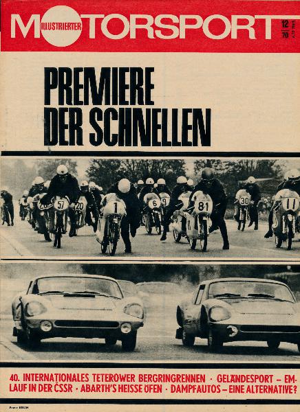 Illustrierter Motorsport  12/1970