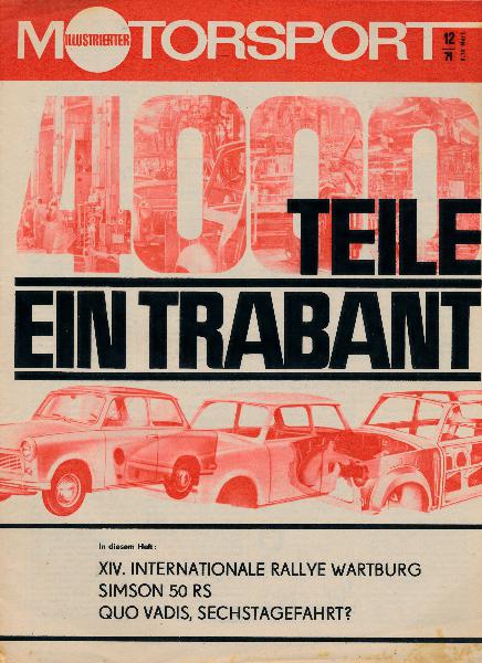 Illustrierter Motorsport  12/1971