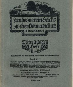 Heft 11-12/1924 Mitteilungen des Landesvereins Sächsischer Heimatschutz