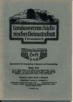Heft 5-6/1924 Mitteilungen des Landesvereins Sächsischer Heimatschutz