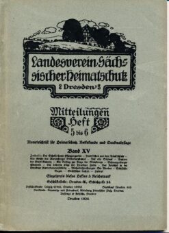 Heft 5-6/1926 Mitteilungen des Landesvereins Sächsischer Heimatschutz
