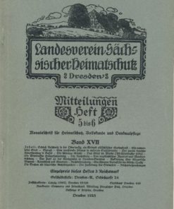 Heft 5-6/1928 Mitteilungen des Landesvereins Sächsischer Heimatschutz