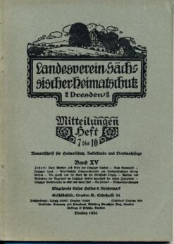 Heft 7-10/1926 Mitteilungen des Landesvereins Sächsischer Heimatschutz
