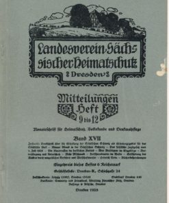 Heft 9-12/1928 Mitteilungen des Landesvereins Sächsischer Heimatschutz