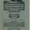 Heft 1-4/1934 Mitteilungen des Landesvereins Sächsischer Heimatschutz