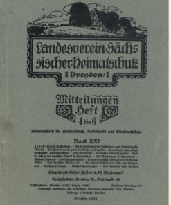 Heft 4-6/1932 Mitteilungen des Landesvereins Sächsischer Heimatschutz