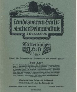 Heft 5-8/1935 Mitteilungen des Landesvereins Sächsischer Heimatschutz