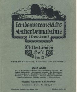 Heft 9-12/1934 Mitteilungen des Landesvereins Sächsischer Heimatschutz