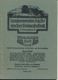 Heft 9-12/1935 Mitteilungen des Landesvereins Sächsischer Heimatschutz