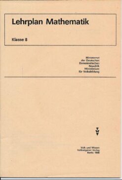 Lehrplan Mathematik Klasse 8