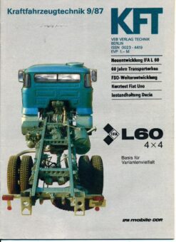 Kraftfahrzeugtechnik 9/1987
