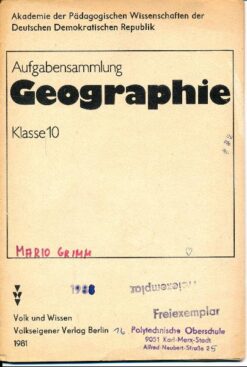 Aufgabensammlung Geographie Klasse 10