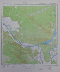 Kersdorfer Schleuse Fürstenwalder Spree Oder-Spree-Kanal Rehhagen Drahendorfer Spree – Original-Meßtischblatt/Landkarte der NVA / N-33-137-A-b-2