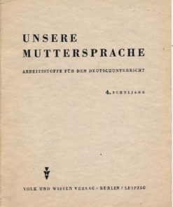 Unsere Muttersprache  4. Schuljahr