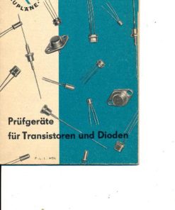 Prüfgeräte für Transistoren und Dioden