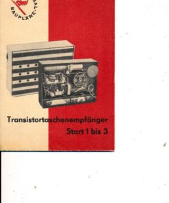 Transistortaschenempfänger  Start 1 bis 3