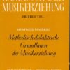 Handbuch der Musikerziehung  Teil III