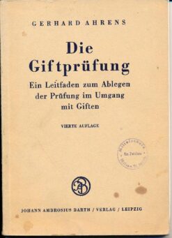 Die Giftprüfung