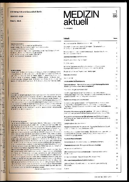 Medizin aktuell  1-12/1986