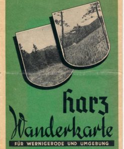 Harz Wanderkarte für Wernigerode und Umgebung