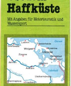 Touristenkarte Usedom Haffküste