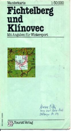 Wanderkarte Fichtelberg und Klinovec