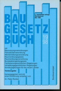 Baugesetzbuch 1998
