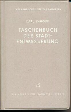 Taschenbuch der Stadtentwässerung