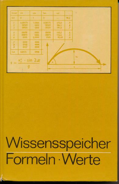 shop.ddrbuch.de DDR-Buch; wichtige Formeln und Werte aus Mathematik, Physik, Astronomie und Chemie; farbig und sehr übersichtlich gestaltet