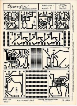 Typofix electronic-special  Schaltkreis-Mosaik I