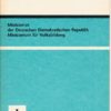 shop.ddrbuch.de DDR-Lehrplan; Inhalt pro Klassenstufe: Inhalt des Unterrichts; Disziplin „Mündlicher und schriftlicher Ausdruck“; Übersicht über den Stoff; Disziplin „Grammatik/Orthographie“