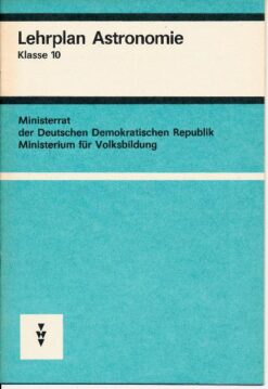 Lehrplan Astronomie  Klasse 10