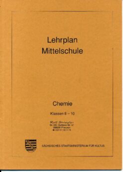 Lehrplan Mittelschule  Chemie Klassen 8-10